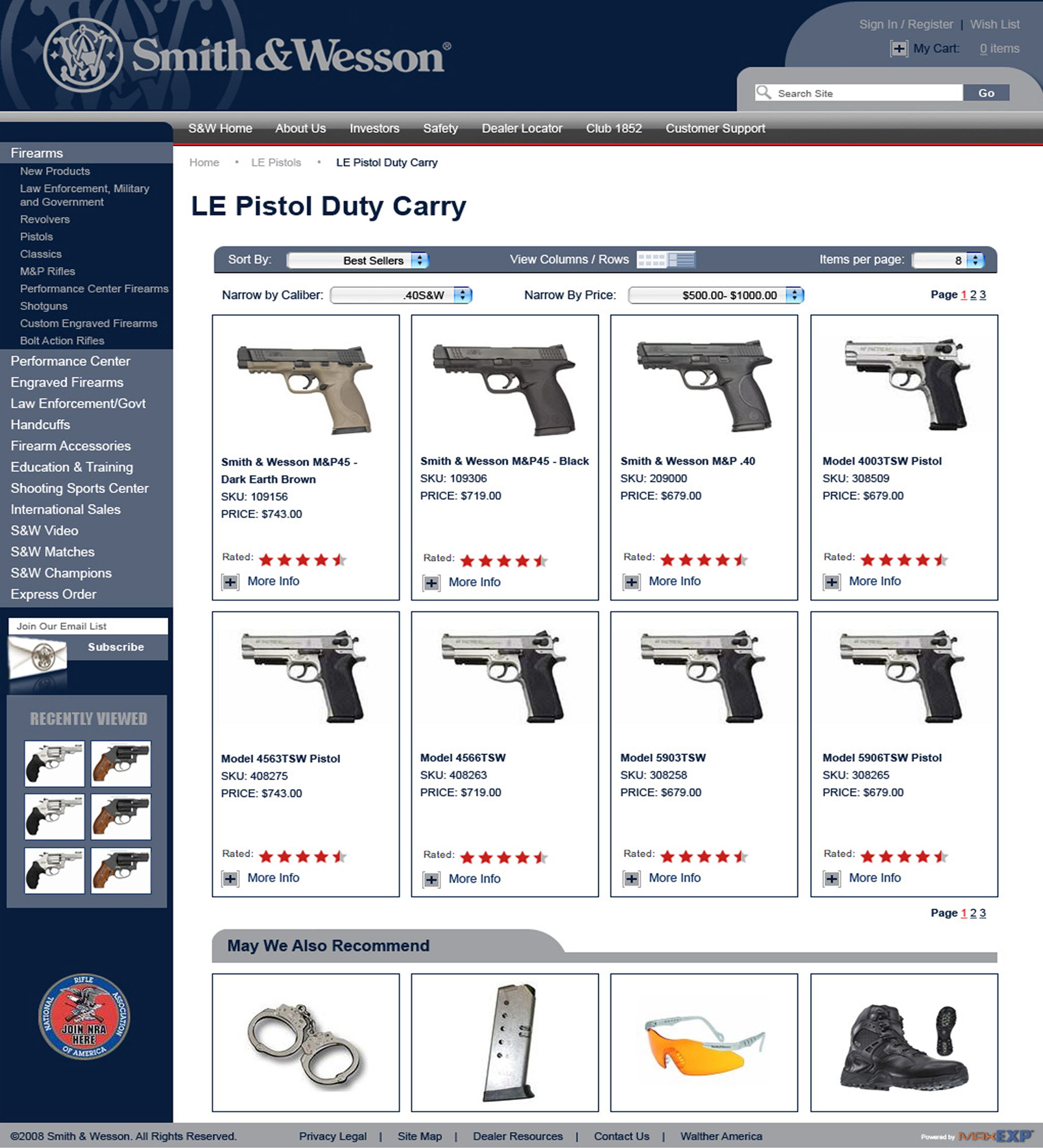 SW Category Page